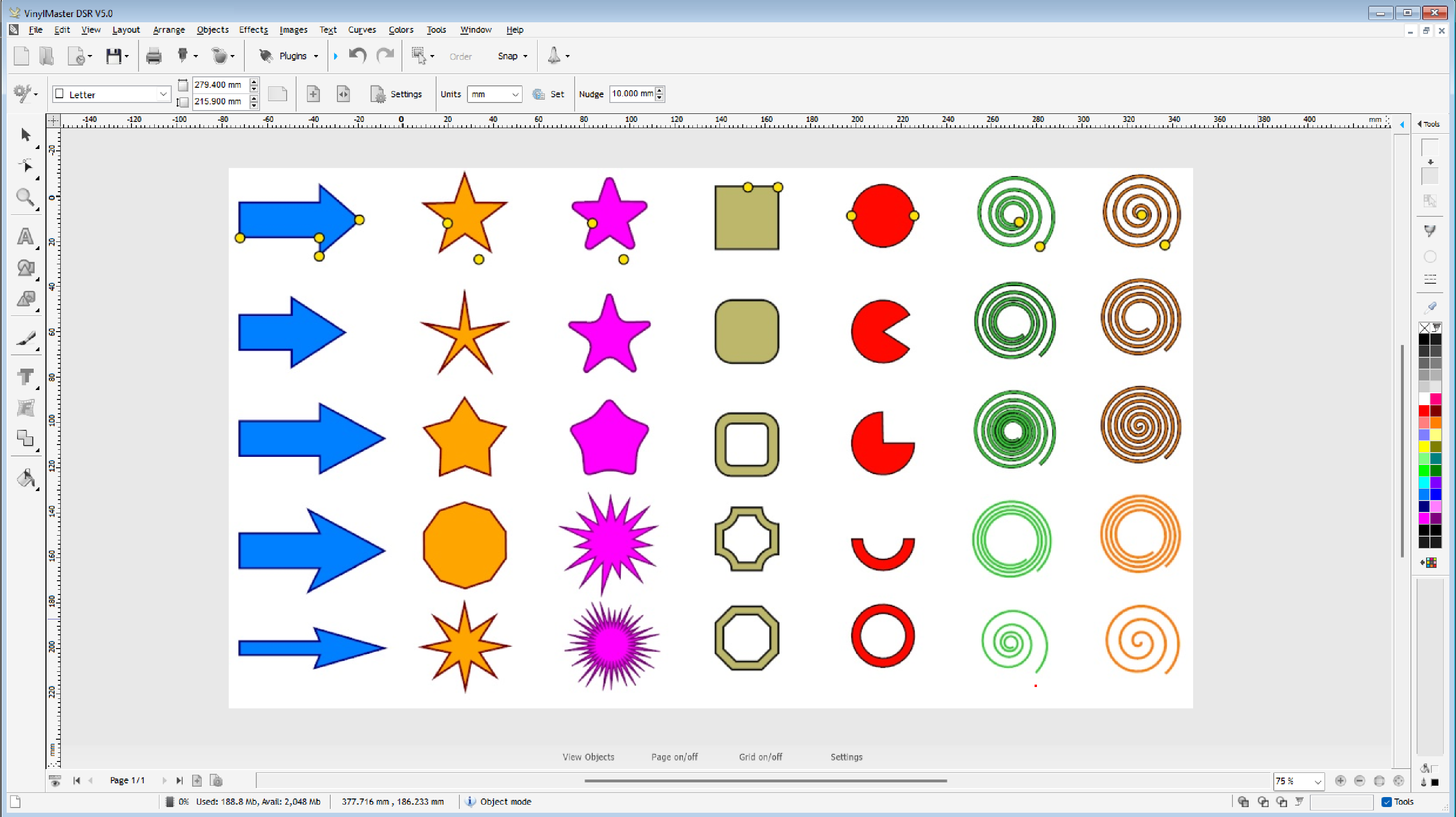 General Power-Shapes – screenshot