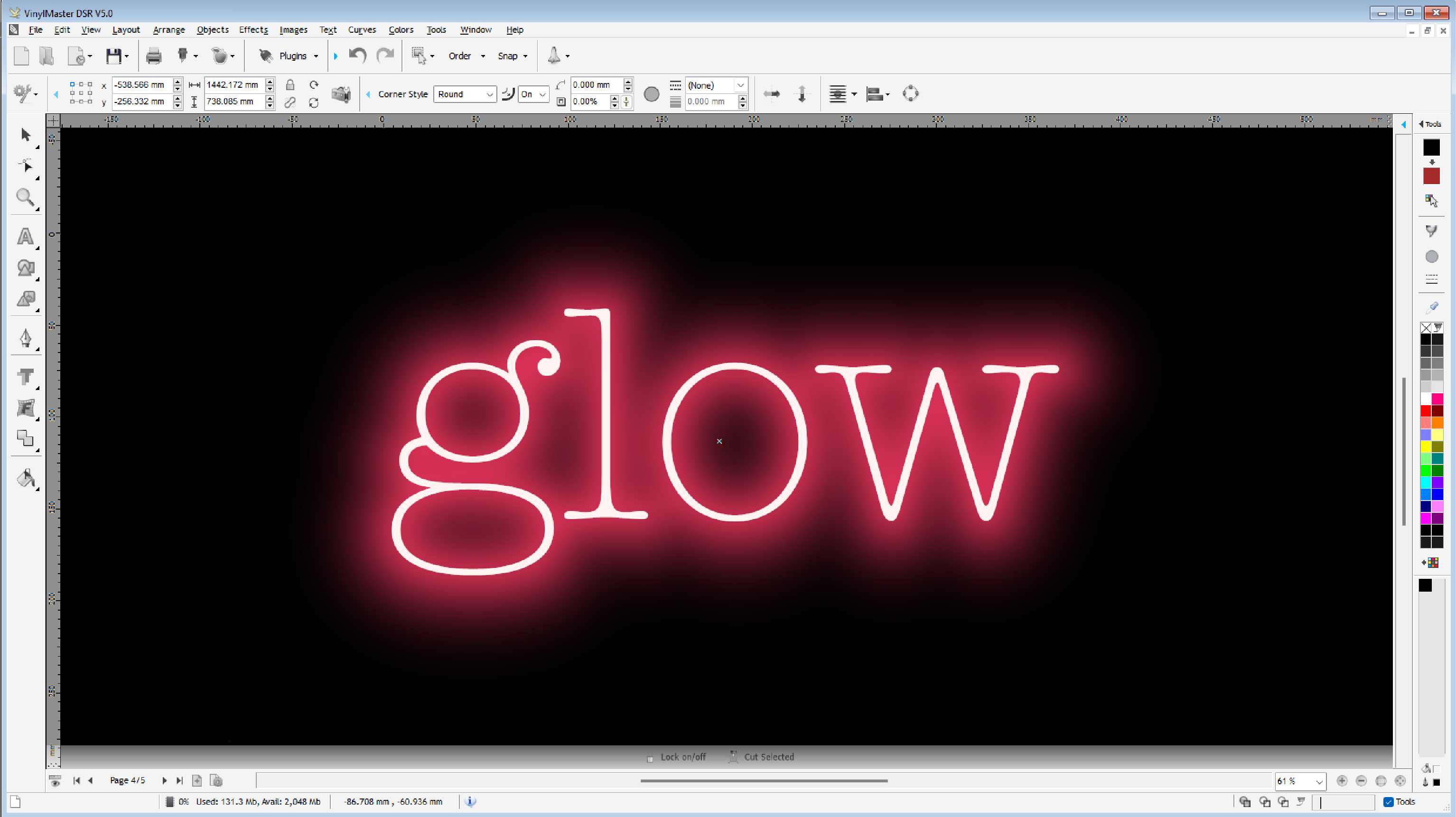 Glow – screenshot