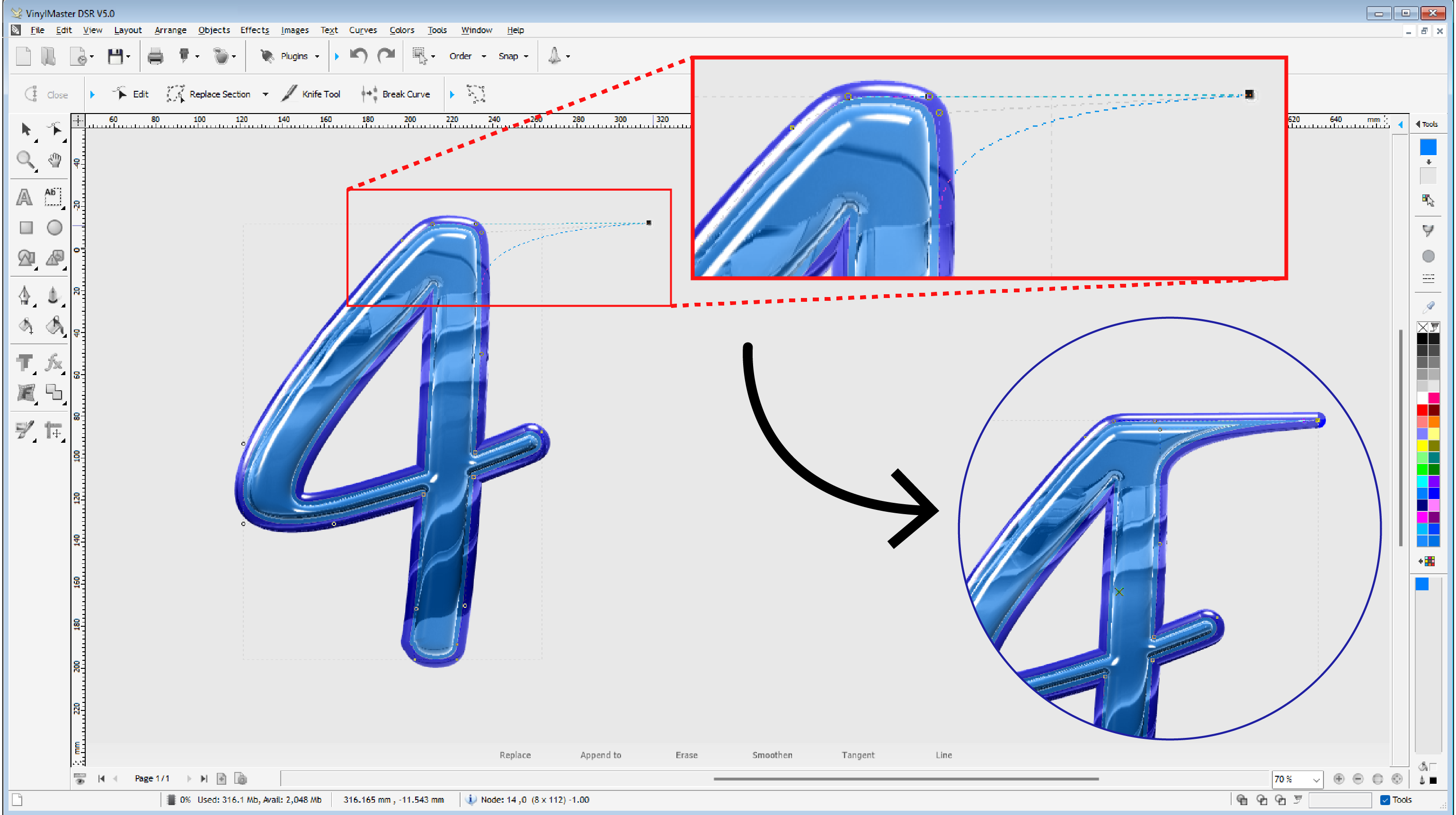 Live-Edit – screenshot