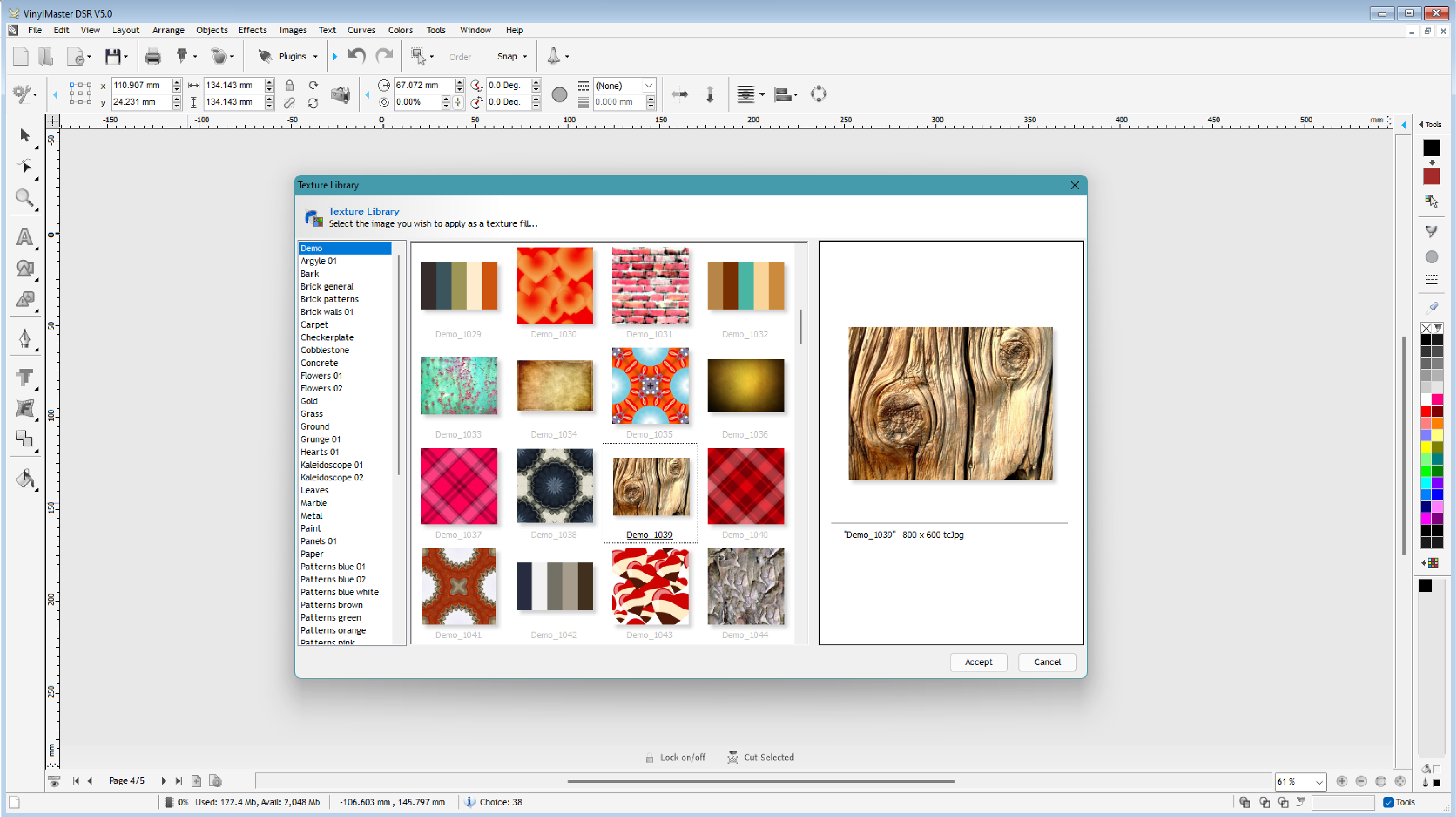 Texture Fills – screenshot 1