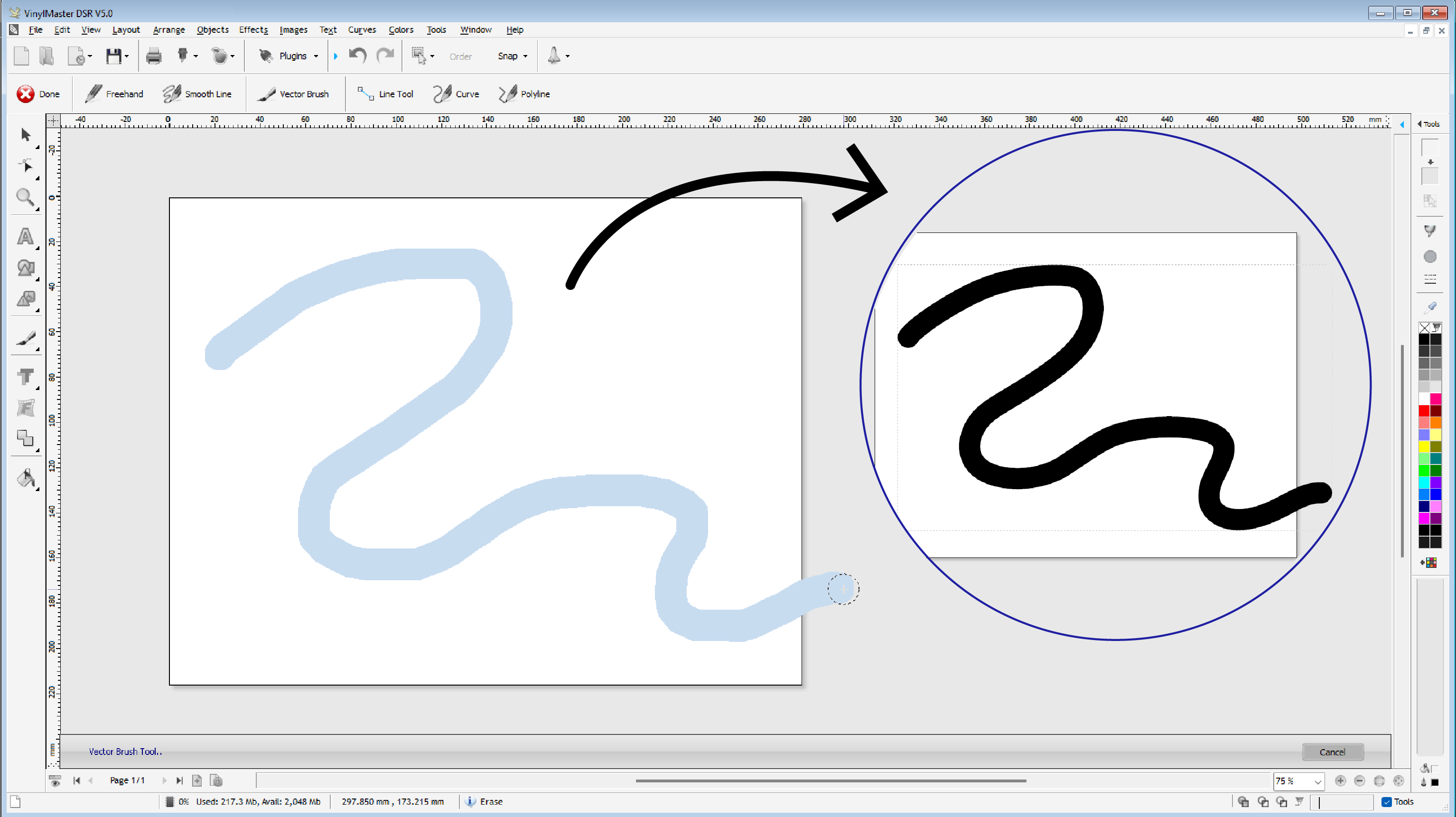Vector Brush – screenshot 1